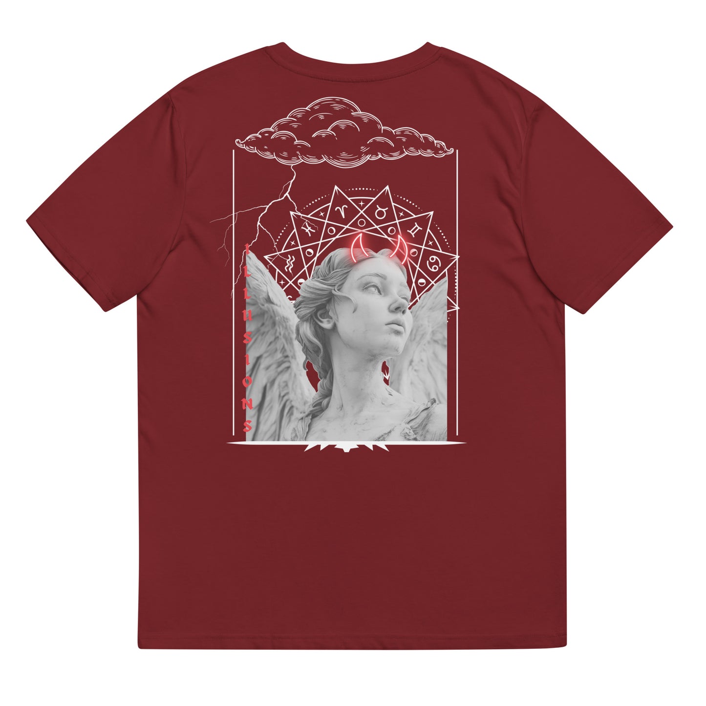 Techno Shirt Unisex - Fallen Angel (Backprint)