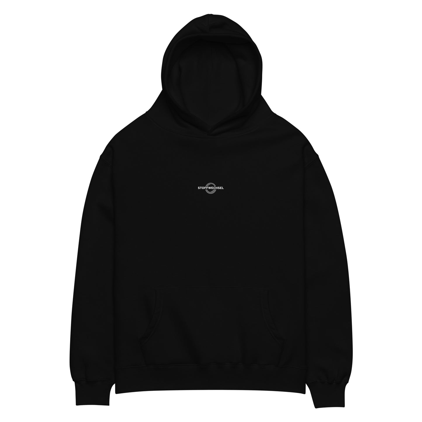 Techno Oversized Hoodie Unisex - Stoffwechsel (Front and Backprint)